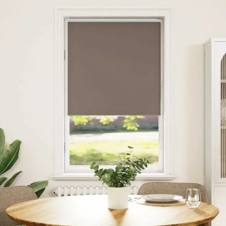 Estor Enrollable Opaco Color Café 80x150 cm Tela Ancho 75,7cm by , Blinds and blinds - Ref: Foro24-4010994, Price: 17,18 €, D...