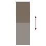 Estor Enrollable Opaco Color Café 45x130 cm Tela Ancho 40,7cmm by , Blinds and blinds - Ref: Foro24-4010961, Price: 20,38 €, ...