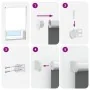Estor Enrollable Opaco Blanco 130x230 cm Tela Ancho 126,6cm by , Blinds and blinds - Ref: Foro24-4011992, Price: 33,55 €, Dis...