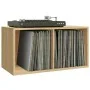 Plywood vinyl record box 71x34x36 cm by vidaXL, CD and DVD storage - Ref: Foro24-800120, Price: 36,64 €, Discount: %