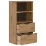 Mueble auxiliar con cajones ODDA 40x24x79 cm madera maciza pino de , Aparadores - Ref: Foro24-4103593, Precio: 61,19 €, Descu...