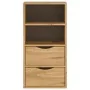 Auxiliary furniture with drawers ODDA 40x24x79 cm solid pine wood by , Sideboards - Ref: Foro24-4103593, Price: 61,19 €, Disc...