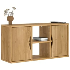 ODDA solid pine wood TV stand 79x24x40 cm by , TV Furniture - Ref: Foro24-4103603, Price: 60,40 €, Discount: %