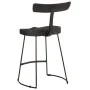 Bar stools 2 units black 49x43x79 cm solid mango wood by , Kitchen stools - Ref: Foro24-4013517, Price: 123,58 €, Discount: %