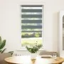 Dark gray zebra curtain 55x100cm, fabric width 50.9cm, made of polyester. by , Blinds and blinds - Ref: Foro24-4014096, Price...