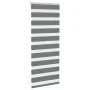 Dark gray zebra curtain 55x100cm, fabric width 50.9cm, made of polyester. by , Blinds and blinds - Ref: Foro24-4014096, Price...