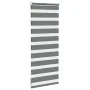 Dark gray zebra curtain 55x100cm, fabric width 50.9cm, made of polyester. by , Blinds and blinds - Ref: Foro24-4014096, Price...
