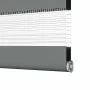 Dark gray zebra curtain 55x100cm, fabric width 50.9cm, made of polyester. by , Blinds and blinds - Ref: Foro24-4014096, Price...