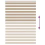 This is a brown sand woven wide polyester fabric with a width of 155.9 cm. by , Blinds and blinds - Ref: Foro24-4014585, Pric...