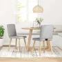 Esszimmerstühle, 2 Stück, Stoff in Grau-Nebel von , Essstühle - Ref: Foro24-4101206, Preis: 101,95 €, Rabatt: %