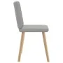 Dining chairs 2 units gray cloud fabric by , dining chairs - Ref: Foro24-4101206, Price: 101,95 €, Discount: %