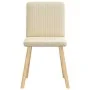 Dining chairs 2 units, cream-colored fabric. by , dining chairs - Ref: Foro24-4101204, Price: 102,68 €, Discount: %