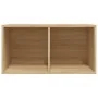 Plywood vinyl record box 71x34x36 cm by vidaXL, CD and DVD storage - Ref: Foro24-800120, Price: 36,64 €, Discount: %