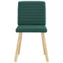 Esstischstühle, 4 Stück, dunkelgrüner Stoff von , Essstühle - Ref: Foro24-3315279, Preis: 198,40 €, Rabatt: %