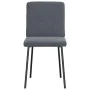 Esstischstühle, 4 Stück, dunkelgraues Samtgewebe. von , Essstühle - Ref: Foro24-3315287, Preis: 164,38 €, Rabatt: %