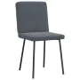 Esstischstühle, 4 Stück, dunkelgraues Samtgewebe. von , Essstühle - Ref: Foro24-3315287, Preis: 164,38 €, Rabatt: %