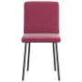 Esszimmerstühle, 4 Stück, Samt, Weinrot von , Essstühle - Ref: Foro24-3315291, Preis: 163,06 €, Rabatt: %