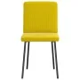 Dining chairs 4 units yellow velvet by , dining chairs - Ref: Foro24-3315293, Price: 163,05 €, Discount: %