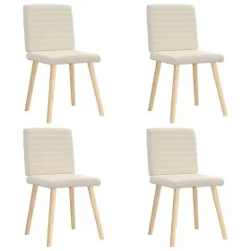 Sillas de comedor 4 unidades lino de , Sillas de comedor - Ref: Foro24-3315285, Precio: 207,07 €, Descuento: %