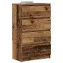 Holz-Sideboard, verwitterte Holztechnik, 60x35x98,5 cm. von , Sideboards - Ref: Foro24-861128, Preis: 107,82 €, Rabatt: %