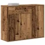 Engineered wood aged wood sideboard 88x30x70 cm by , Sideboards - Ref: Foro24-861140, Price: 91,31 €, Discount: %