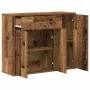 Engineered wood aged wood sideboard 88x30x70 cm by , Sideboards - Ref: Foro24-861140, Price: 91,31 €, Discount: %