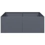 Pflanzgefäß aus anthrazitgrauem Stahl 80x80x30 cm von , Töpfe und Pflanzgefäße - Ref: Foro24-860803, Preis: 68,14 €, Rabatt: %