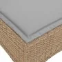 L-shaped garden sofa set with 3-piece beige cushions by , Garden sets - Ref: Foro24-3328641, Price: 469,72 €, Discount: %