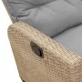 L-shaped garden sofa set with 3-piece beige cushions by , Garden sets - Ref: Foro24-3328641, Price: 469,72 €, Discount: %
