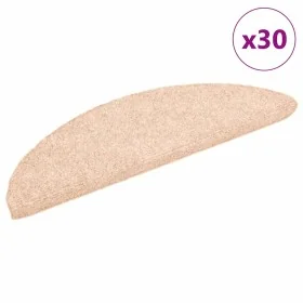 Self-adhesive stair tread mat 30 units cream 56x17x3 cm by , Stair mats - Ref: Foro24-3365679, Price: 73,30 €, Discount: %