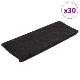 Self-adhesive stair tread mat 30 units anthracite 65x24.5x3.5 cm by , Stair mats - Ref: Foro24-3365903, Price: 72,76 €, Disco...