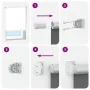Estor Enrollable Opaco Blanco 95x210 cm Tela Ancho 90,7 cm by , Blinds and blinds - Ref: Foro24-4011959, Price: 26,90 €, Disc...