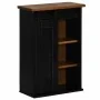 HALDEN hanging wardrobe with sliding door 49x22.5x70cm black by , Kitchen cabinets - Ref: Foro24-4018440, Price: 88,64 €, Dis...