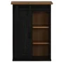 HALDEN hanging wardrobe with sliding door 49x22.5x70cm black by , Kitchen cabinets - Ref: Foro24-4018440, Price: 88,64 €, Dis...