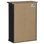 HALDEN hanging wardrobe with sliding door 49x22.5x70cm black by , Kitchen cabinets - Ref: Foro24-4018440, Price: 88,64 €, Dis...
