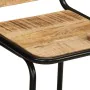 Bar stools 2 units 46x35.5x70 cm solid mango wood by , Kitchen stools - Ref: Foro24-4013534, Price: 112,13 €, Discount: %