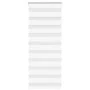 White zebra curtain 55x150 cm, fabric width 50.9 cm, polyester. by , Blinds and blinds - Ref: Foro24-4014746, Price: 19,86 €,...
