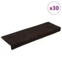Self-adhesive stair tread mat 30 units brown 65x21x4cm by , Stair mats - Ref: Foro24-3365698, Price: 88,87 €, Discount: %