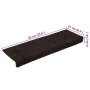 Selbstklebende Treppenmatte, 30 Stück, braun, 65x21x4cm. von , Treppenmatten - Ref: Foro24-3365698, Preis: 86,87 €, Rabatt: %