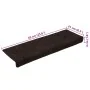 Self-adhesive stair tread mat 30 units brown 65x21x4cm by , Stair mats - Ref: Foro24-3365698, Price: 88,87 €, Discount: %
