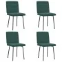 Esstischstühle, 4 Stück, dunkelgrüner Samt von , Essstühle - Ref: Foro24-3315258, Preis: 164,68 €, Rabatt: %