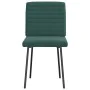 Esstischstühle, 4 Stück, dunkelgrüner Samt von , Essstühle - Ref: Foro24-3315258, Preis: 164,68 €, Rabatt: %