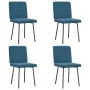 Esszimmerstühle, 4 Stück, blauer Samt von , Essstühle - Ref: Foro24-3315266, Preis: 164,68 €, Rabatt: %