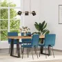 Esszimmerstühle, 4 Stück, blauer Samt von , Essstühle - Ref: Foro24-3315266, Preis: 164,68 €, Rabatt: %