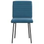 Esszimmerstühle, 4 Stück, blauer Samt von , Essstühle - Ref: Foro24-3315266, Preis: 164,68 €, Rabatt: %