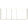 Blumenkasten aus weißem Stahl 200x80x40 cm von , Töpfe und Pflanzgefäße - Ref: Foro24-860753, Preis: 124,30 €, Rabatt: %