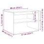 Mueble para TV madera contrachapada madera vieja 60x40x40 cm de , Muebles TV - Ref: Foro24-859107, Precio: 37,90 €, Descuento: %