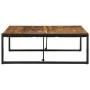 Mesa de centro de madera maciza de mango rugosa 100x100x35 cm by , Coffee table - Ref: Foro24-4016667, Price: 144,06 €, Disco...