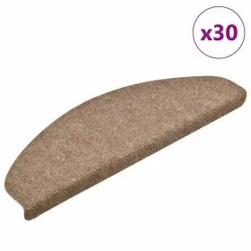 Self-adhesive stair tread mat, 30 units, cream color, 65x21x4 cm by , Stair mats - Ref: Foro24-3365664, Price: 120,38 €, Disc...