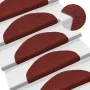 Self-adhesive stair tread mat 20 units red 65x21x4 cm by , Stair mats - Ref: Foro24-3365647, Price: 60,42 €, Discount: %